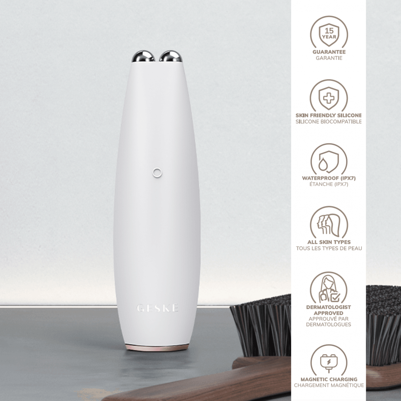 Geske MicroCurrent Face-Lift Pen | 6 in 1 Starlight - Reflexions Salon