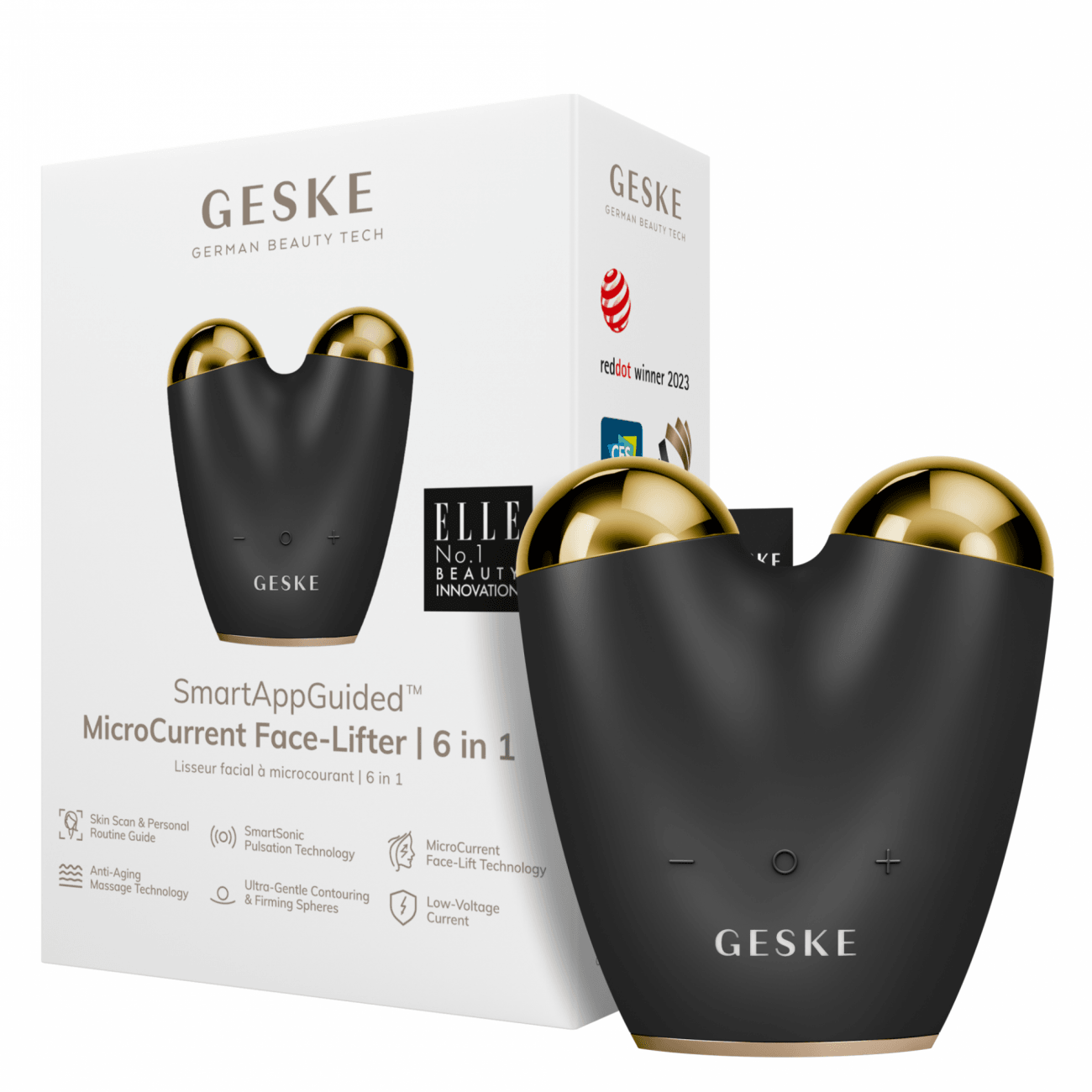 Geske MicroCurrent Face Lifter 6 in 1 Gray - Reflexions Salon