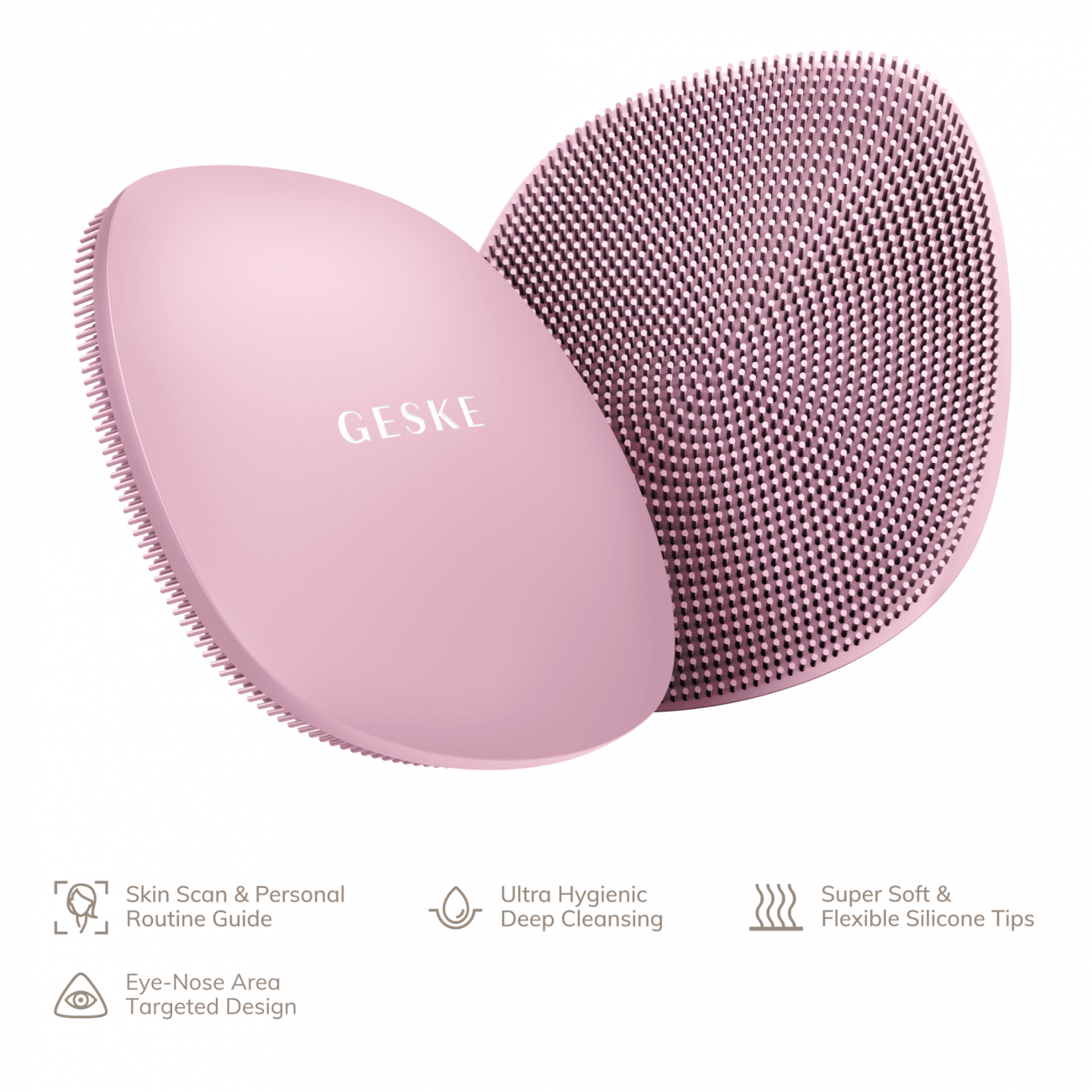 Geske Facial Brush | 4 in 1 Pink - Reflexions Salon