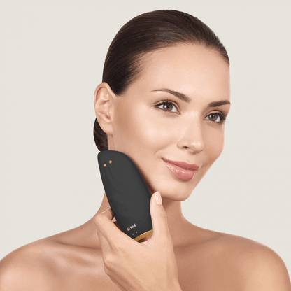 Geske Sonic Thermo Facial Brush & Face-Lifter | 8 In 1 Gray - Reflexions Salon
