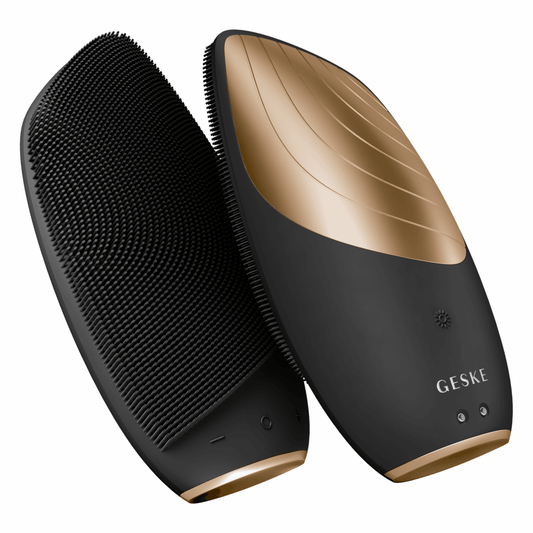 Geske Sonic Thermo Facial Brush | 6 in 1 Gray - Reflexions Salon