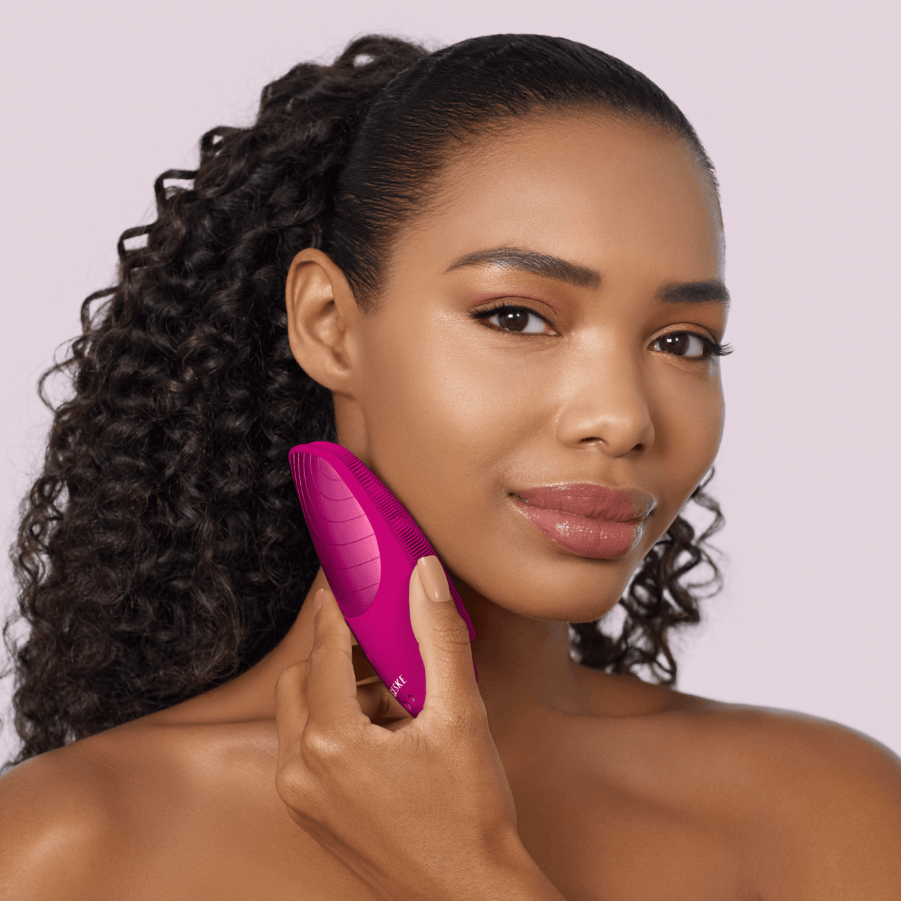 Geske Sonic Thermo Facial Brush | 6 in 1 Magenta - Reflexions Salon